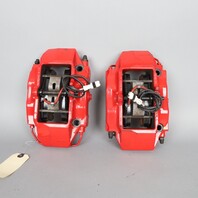 2002-2012 Porsche 911 996 997 Front Brake Calipers Brembo Set Pair Red OEM Used