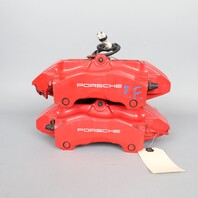 2002-2012 Porsche 911 996 997 Front Brake Calipers Brembo Set Pair Red OEM Used