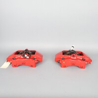 2002-2012 Porsche 911 996 997 Front Brake Calipers Brembo Set Pair Red OEM Used