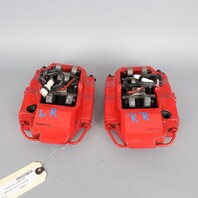 2002-2012 Porsche 911 996 997 Rear Brake Caliper Set Brembo Red OEM Used