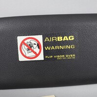 2006-2012 Porsche 911 997 Convertible Right Sun Visor Leatherette Black OEM