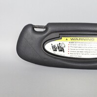 2006-2012 Porsche 911 997 Convertible Right Sun Visor Leatherette Black OEM