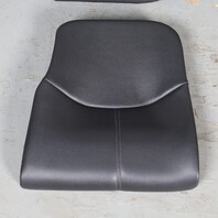2009 Porsche 911 997 Cabrio Rear Seat Set Upper Lower Black Leatherette OEM Used