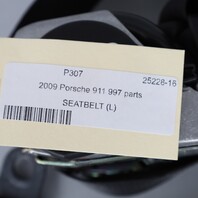 2002-2012 Porsche Convertible Left Front Seat Belt 99780303301 OEM Used