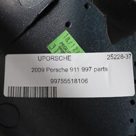 05-12 Porsche 911 Convertible Left Windshield Pillar Trim 99755518106 OEM Used