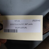 2009-2012 Porsche 911 997 Right Exhaust Muffler 99711199631 OEM Used