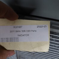 2007-2010 BMW X5 E70 3.0 Radiator 17117585035 OEM Used