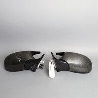 2010-2013 BMW 328i 335i Door Mirror Left Right Pair Carbon Covers OEM Used