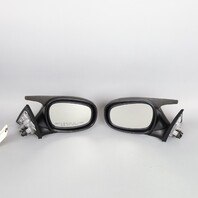 2010-2013 BMW 328i 335i Door Mirror Left Right Pair Carbon Covers OEM Used