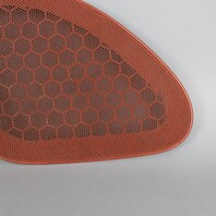 2005-2012 Porsche 911 997 Quarter Panel Speaker Cover Grille Left Terracotta OEM Used