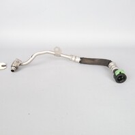 2017-2019 Audi Q7 3.0 Transmission Oil Cooler Hose Assembly 4M0317818K OEM Used