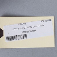 2017-2019 Audi A6 A7 Q7 3.0L A/C Compressor 4M0820803M OEM Used