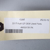 2017-2019 Audi Q7 3.0 Transmission Oil Cooler Hose Assembly 4M0317817K OEM Used