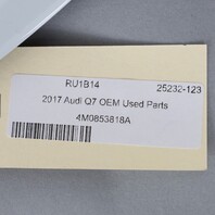 2017-2019 Audi Q7 Rear Fender Flare Arch Right Glacier White OEM Used