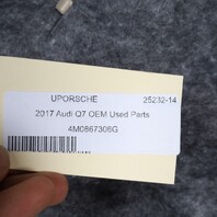 2017-2018 Audi Q7 Rear Door Panel Right Beige OEM Used