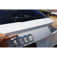 2017-2019 Audi Q7 Rear Hatch Liftgate Trunk Lid White 4M0827025D OEM Used