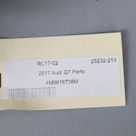 2017-2019 Audi Q7 3.0L Air Conditioning A/C Pipe Hose 4M0816738M OEM Used