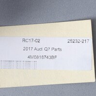 2017-2019 Audi Q7 3.0L Air Conditioning A/C Pipe Hose 4M0816743BF OEM Used