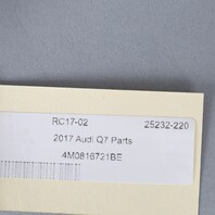 2017-2019 Audi Q7 3.0L Air Conditioning A/C Pipe Hose 4M0816721BE OEM Used