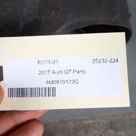 2017-2019 Audi Q7 Rear Right Fender Liner 4M0810172G OEM Used