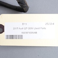 2017-2019 Audi Q7 3.0L Engine Wiring Harness 06E971595AB OEM Used