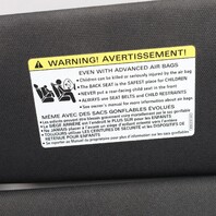 2017–2020 Audi Q7 Left Sun Visor Black 4M0858834B OEM Used