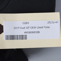 2017–2020 Audi Q7 Left Sun Visor Black 4M0858834B OEM Used