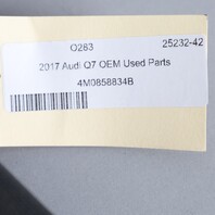 2017–2020 Audi Q7 Right Sun Visor Black 4M0858834B OEM Used