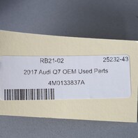 2017-2019 Audi Q7 3.0 Upper Radiator Support Air Duct 4M0121285BH OEM Used