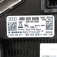 2017-2018  Audi Q7 Speedometer Instrument Cluster 4M0920890B OEM Used