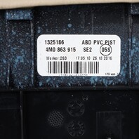 2017-2019 Audi Q7 Center Console Arm Armrest Beige 4M0864207D OEM Used