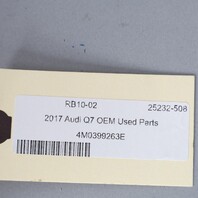 2017-2001 Audi Q7 Transmission Crossmember 4M0399263E OEM Used