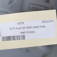 2017-2019 Audi Q7 3.0 Engine Coolant Reservoir Bottle 4M0121405J OEM Used