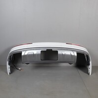 2017-2019 Audi Q7 Rear Bumper Cover Glacier White OEM Used