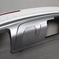 2017-2019 Audi Q7 Rear Bumper Cover Glacier White OEM Used