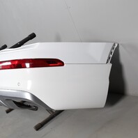 2017-2019 Audi Q7 Rear Bumper Cover Glacier White OEM Used