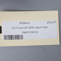 2017–2025 Audi Q7 Q8 A8 RS7 SQ7 Transmission Oil Cooler 4M0317021G OEM Used