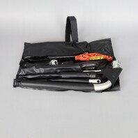 2017-2024 Audi Q7 Foam Storage Emergency Spare Tire Jack and Tool Kit OEM Used