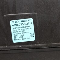 2017‑2019 Audi Q7 Trunk Mounted Subwoofer Speaker Box Bose OEM Used