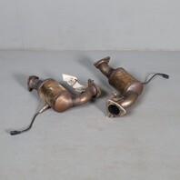 2017-2019 Audi Q7 3.0 Exhaust Manifold Downpipe Pair Right Left OEM Used