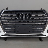 2017-2019 Audi Q7 Front Bumper Cover Grille Assembly OEM Used
