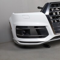 2017-2019 Audi Q7 Front Bumper Cover Grille Assembly OEM Used