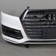 2017-2019 Audi Q7 Front Bumper Cover Grille Assembly OEM Used