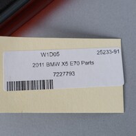 2011-2013 BMW X5 X5M Tail Light Left 63217227793 OEM Used