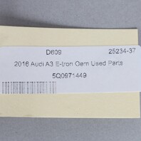 2016-2017 Audi A3 E-Tron High Voltage A/C Compressor Harness 5Q0971449 OEM Used