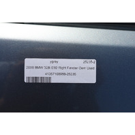 2007-2013 BMW 328i 335i E92 E93 Right Front Fender 41357168988 OEM