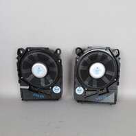 2008-2013 BMW 328i 335i M3 X1 Floor Speaker Subwoofer Pair 65139143143 OEM Used