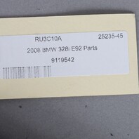 06-08 BMW 325i 328i 335i M3 Right Front Seat Belt Buckle 72119119542 OEM Used