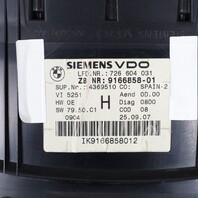 2007-2013 BMW 328i 335i Speedometer Instrument Cluster 62109316151 OEM Used