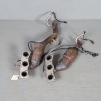 2007-2009 BMW 328i N52 RWD Exhaust Manifold Front Rear Pair 18407563736 OEM Used